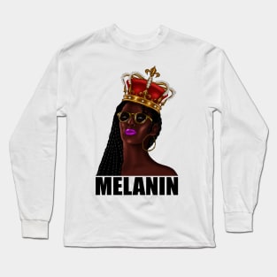 Santa African Queen, Christmas Shirt, Family Christmas, Trendy Christmas Tee, Santa's Favourite Ho. Long Sleeve T-Shirt